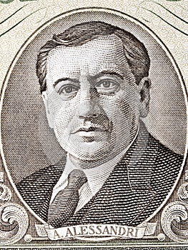 Arturo Fortunato Alessandri Palma portrait photo