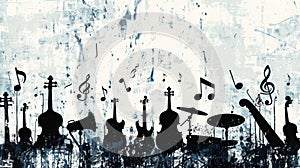 Musical Silhouettes. Symphony of Shadows and Light