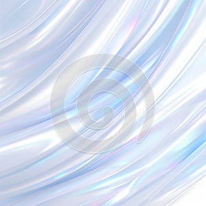 Soft waves of light in holographic pastel gradients. AI generated