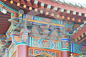 Artwork at Huaqing Palace near Xian