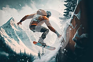 Skating in the Snow Mountain