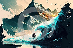 Skating in the Snow Mountain