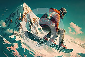 Skating in the Snow Mountain