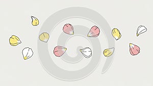 The artwork is minimalistic and clean, emphasizing simplicity and elegance