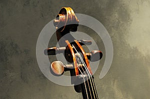 Artwork of musical instrument violin