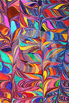 Artwork pattern of colors