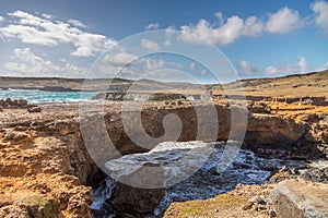 Aruba Landscape in the Atlantic Side