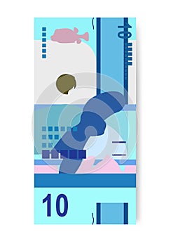 Aruba, Netherlands money set bundle banknotes.