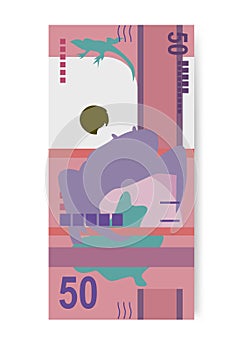 Aruba, Netherlands money set bundle banknotes.