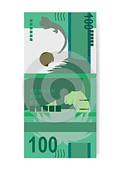 Aruba, Netherlands money set bundle banknotes.