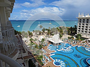 Aruba Summer beach blue ocean amazing oranjestad palace bikini caribbe sun sky