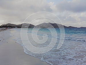 Aruba Tuquoise Beach with amazing sea photo