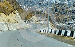Arunachal Frontier Highway or Mago Thingbu Vijaynagar India and China International Border Highway, maintain by BRO, a planned