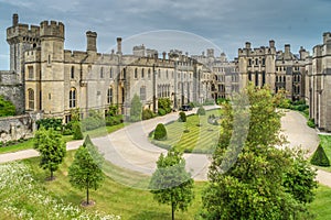 Arundel Castle courtyard