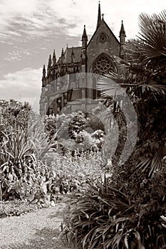 Arundel cathedral garden