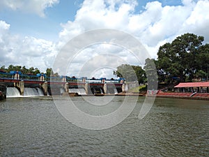 Aruvikkara dam, small dam in Thiruvananthapuram, Kerala