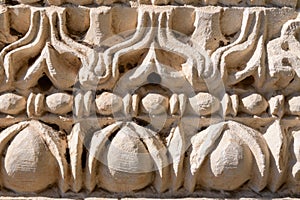 Ð¡arved stone decoration in ancient theater in Myra. Demre