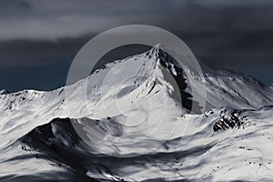 In Arves mountain range, in french Alps