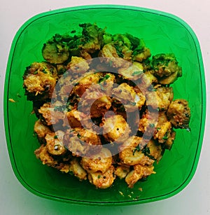 Arvi & x28;colocasia root& x29;  recipe delicious test with masala