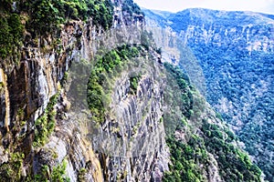 Arwah Cave gorge, Cherrapunji, India