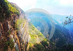 Arwah Cave gorge, Cherrapunji, India