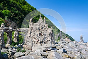 Arx castle on Swedish coast