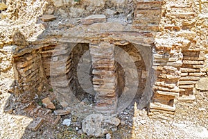 Arykanda is an ancient city built on mountain terraces at an altitude of 1000 meter. Turkey Antalya-Turkey