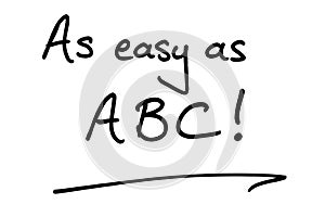 As easy as ABC