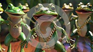 As the final round approaches one frogs croak turns into an epic rap battle complete with flashy dance moves and a gold