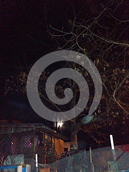 As the night deepens