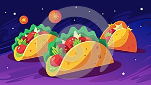 As the night wore on guests delighted in minitacos topped with colorful arrays of shredded lettuce juicy tomatoes and photo
