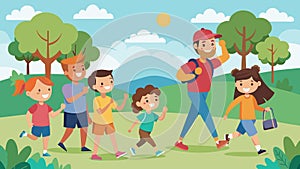 As part of a school field trip kids and their families embark on a fitness scavenger hunt learning about the benefits of