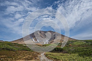 Asahidake mountain in Hokkaido