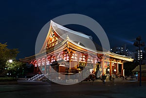 Asakusa Kannon or the Sensoji Temple in Tokyo, Japan