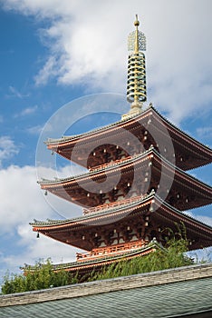 Asakusa Sensoji pagoda temple