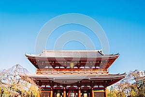 Asakusa Sensoji temple Hozomon gate in Tokyo, Japan