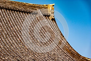 Asakusa Shrine Roof Tiles - detail shot.