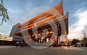 Asakusa temple at Asakusa, Tokyo, Japan.