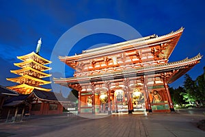 Asakusa temple at Tokyo Japan