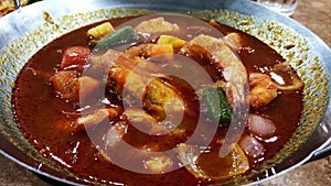 Asam Sour Prawn Soup Baba Nyonya Cuisine