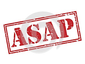 Asap red stamp