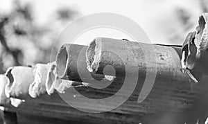 Asbestos cement pipes