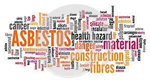 Asbestos construction material