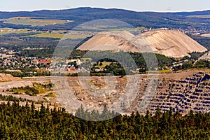 Asbestos old mine in Canada