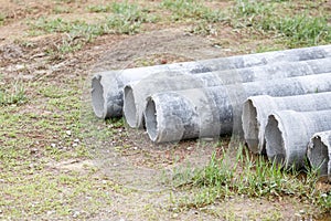 Asbestos pipe for construction job
