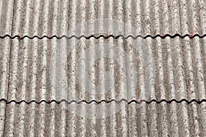 Asbestos roof