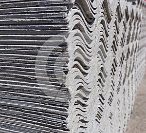 Asbestos slate roofing sheets