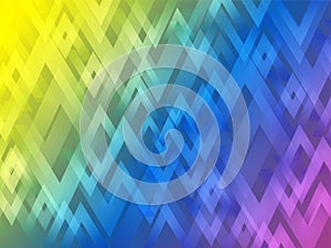 Asbtract_colorful zigzag background_08