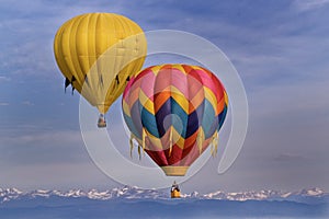 Hot Air Ballons Boulder Colorado photo