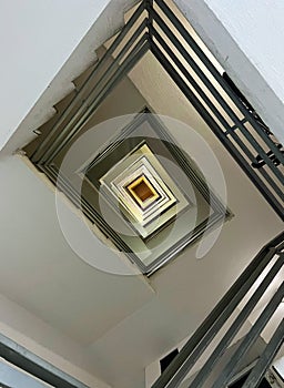 Ascending Perspective: Unique Downview Staircase photo
